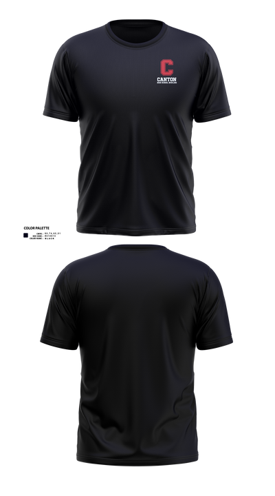 Canton Bowling 4573823 Short Sleeve Performance Shirt - 50