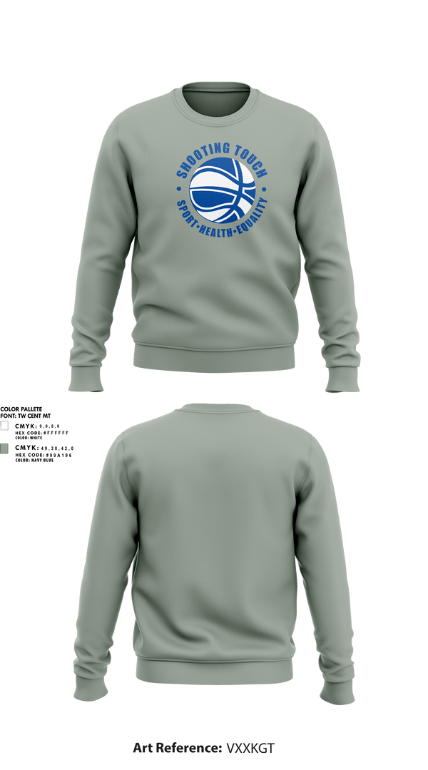 Crew Neck Sweatshirt, Shooting Touch Boston Basketball, Women's Basketball, Teamtime, Team time, sublimation, custom sports apparel, team uniforms, spirit wear, spiritwear, sports uniforms, custom shirts, team store, custom team store, fundraiser sports, apparel fundraiser