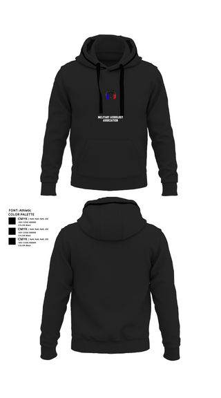 Hoodie, Military Audiology Association, Army, Teamtime, Team time, sublimation, custom sports apparel, team uniforms, spirit wear, spiritwear, sports uniforms, custom shirts, team store, custom team store, fundraiser sports, apparel fundraiser