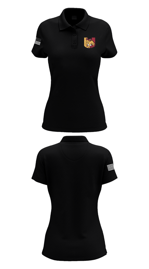 Womens Short Sleeve Performance Polo, Harding University High School Basketball, Men's Basketball, Teamtime, Team time, sublimation, custom sports apparel, team uniforms, spirit wear, spiritwear, sports uniforms, custom shirts, team store, custom team store, fundraiser sports, apparel fundraiser