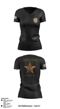 Domestic violence intervention division, 77252950 Women's Short Sleeve V-neck Shirt - 3