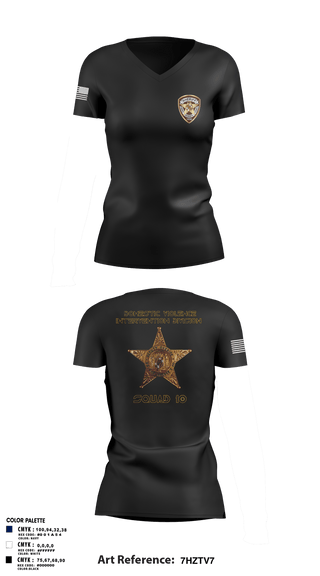 Womens Short Sleeve Vneck Shirt, Domestic violence intervention division,, , Teamtime, Team time, sublimation, custom sports apparel, team uniforms, spirit wear, spiritwear, sports uniforms, custom shirts, team store, custom team store, fundraiser sports, apparel fundraiser
