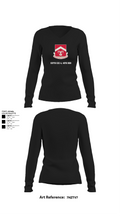 937th CEC-A, 40th BEB 9516475 Women's Long Sleeve V-neck Shirt -1 22