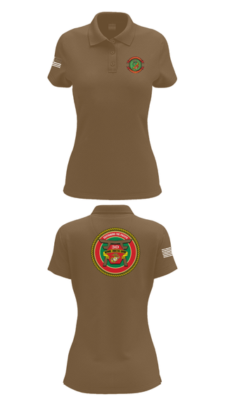 Womens Short Sleeve Performance Polo, CLR 37, Marines, Teamtime, Team time, sublimation, custom sports apparel, team uniforms, spirit wear, spiritwear, sports uniforms, custom shirts, team store, custom team store, fundraiser sports, apparel fundraiser