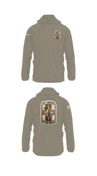 Windbreaker, 43rd Medical Detachment, , Teamtime, Team time, sublimation, custom sports apparel, team uniforms, spirit wear, spiritwear, sports uniforms, custom shirts, team store, custom team store, fundraiser sports, apparel fundraiser