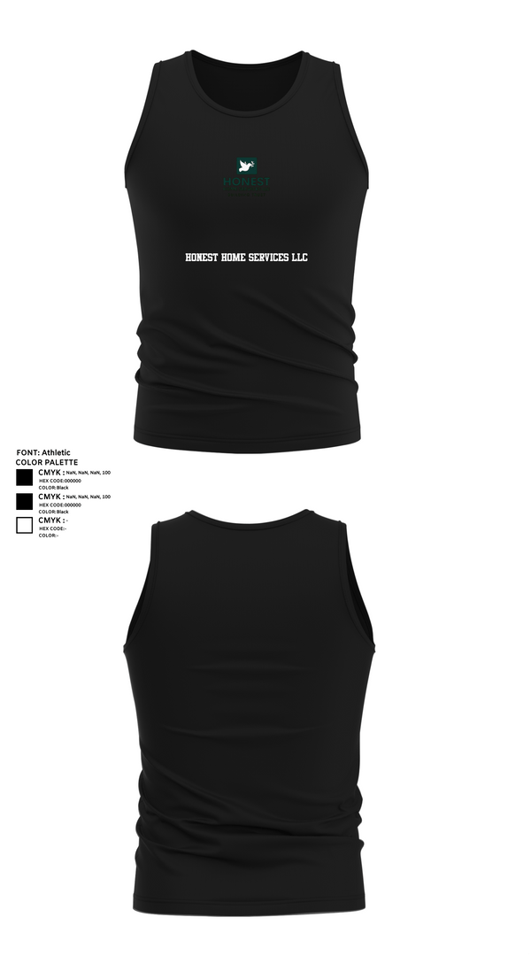 Tank Top, Honest Home Services LLC, , Teamtime, Team time, sublimation, custom sports apparel, team uniforms, spirit wear, spiritwear, sports uniforms, custom shirts, team store, custom team store, fundraiser sports, apparel fundraiser