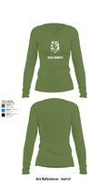 Dead Rabbits 44985647 Women's Long Sleeve V-neck Shirt - 42