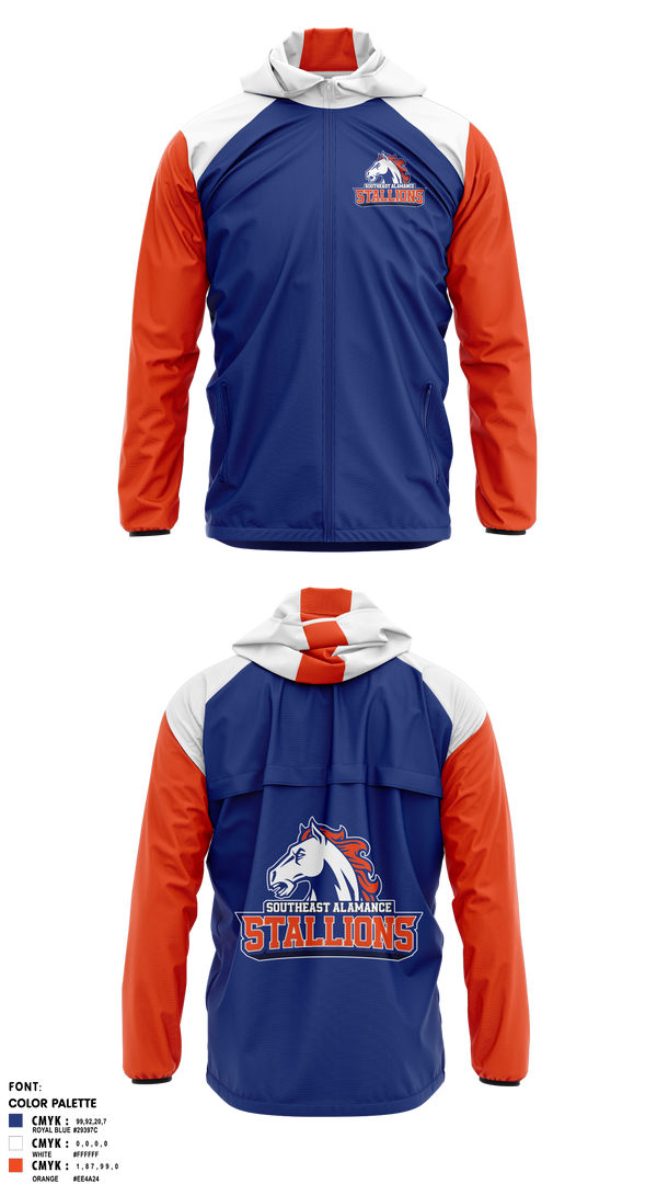 Windbreaker, Southeast Alamance High School Wrestling, Wrestling, Teamtime, Team time, sublimation, custom sports apparel, team uniforms, spirit wear, spiritwear, sports uniforms, custom shirts, team store, custom team store, fundraiser sports, apparel fundraiser