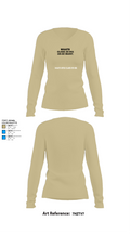 WAATS 15T10 CLASS 25-001 61882082 Women's Long Sleeve V-neck Shirt - 82