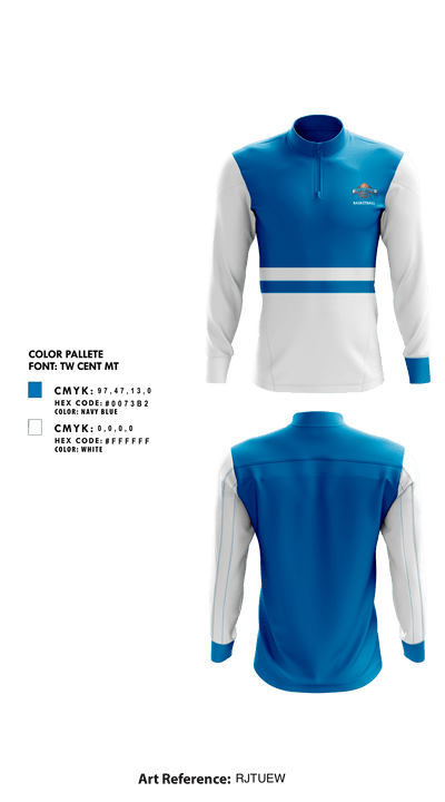 Halftime Sports 1375847 Quarter Zip Jacket - 1