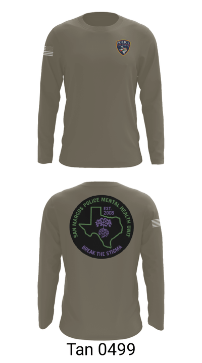 SMPD Mental Health Unit 50608252 Long Sleeve Performance Shirt - 35