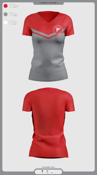 Women's Short Sleeve Vneck Shirt, Constantine High School Cross Country, Cross Country, Teamtime, Team time, sublimation, custom sports apparel, team uniforms, spirit wear, spiritwear, sports uniforms, custom shirts, team store, custom team store, fundraiser sports, apparel fundraiser