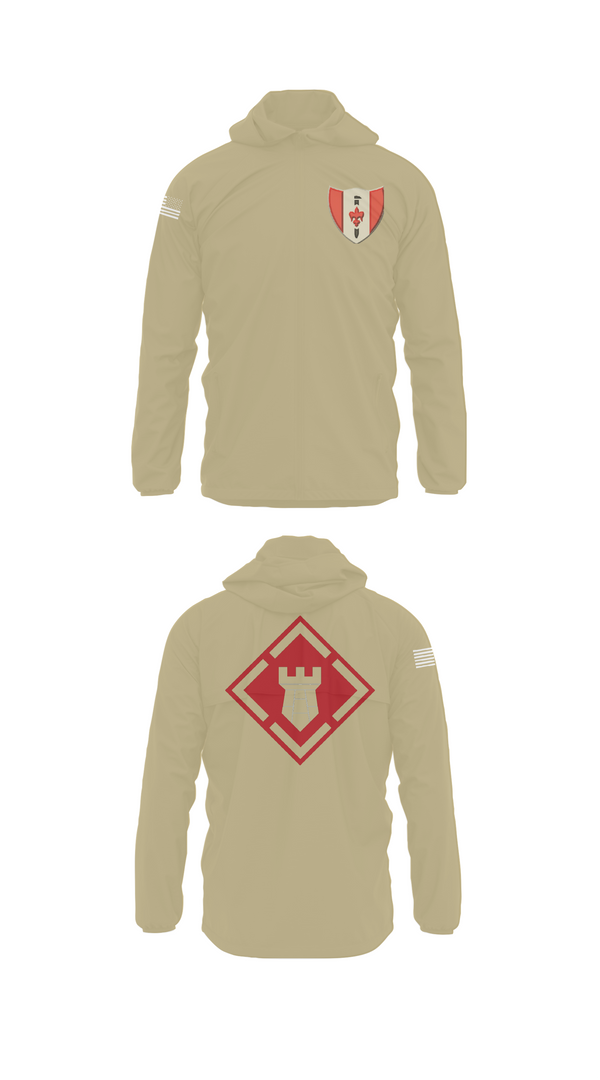 Windbreaker, 46th Engineer Battalion, Army, Teamtime, Team time, sublimation, custom sports apparel, team uniforms, spirit wear, spiritwear, sports uniforms, custom shirts, team store, custom team store, fundraiser sports, apparel fundraiser