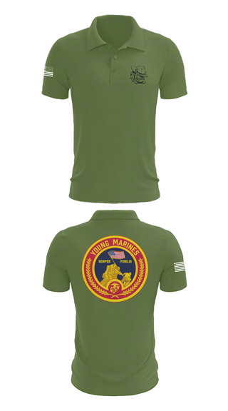 Short Sleeve Performance Polo, Rogue Valley, Marines, Teamtime, Team time, sublimation, custom sports apparel, team uniforms, spirit wear, spiritwear, sports uniforms, custom shirts, team store, custom team store, fundraiser sports, apparel fundraiser