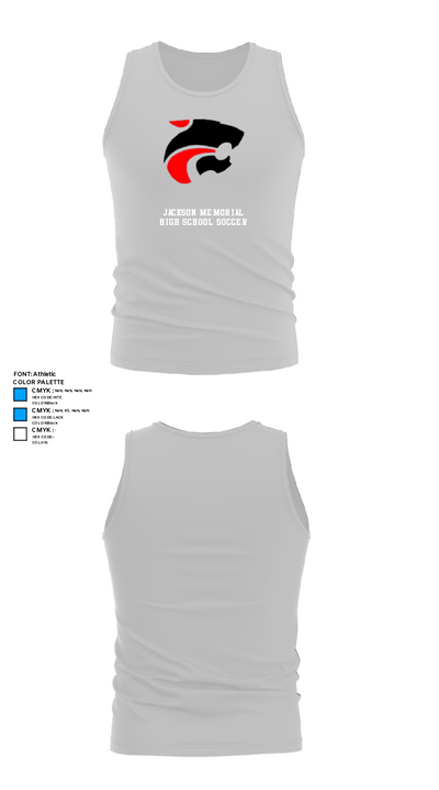 Jackson Memorial High School Soccer 35778188 Tank Top - 13