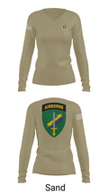 Civil Affairs Schoolhouse 5293701 Women's Long Sleeve V-neck Shirt - 97