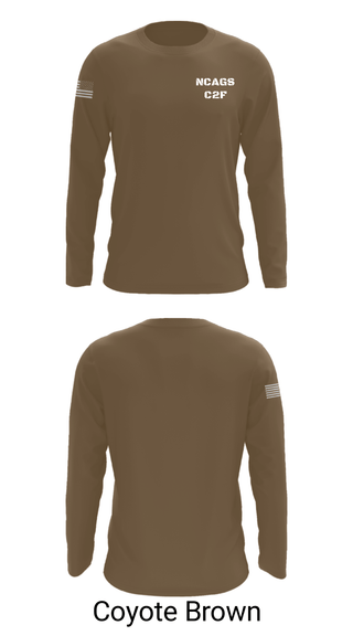 Long Sleeve Performance Shirt, NCAGS C2F, Navy, Teamtime, Team time, sublimation, custom sports apparel, team uniforms, spirit wear, spiritwear, sports uniforms, custom shirts, team store, custom team store, fundraiser sports, apparel fundraiser