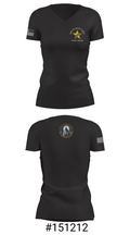USAG Fort Hunter Liggett 63264859 Women's Short Sleeve V-neck Shirt - 4