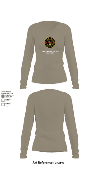 Womens Long Sleeve Vneck Shirt, Ravenswood Volunteer Fire Department, , Teamtime, Team time, sublimation, custom sports apparel, team uniforms, spirit wear, spiritwear, sports uniforms, custom shirts, team store, custom team store, fundraiser sports, apparel fundraiser