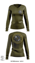 CID 40705219 Women's Long Sleeve V-neck Shirt - 127