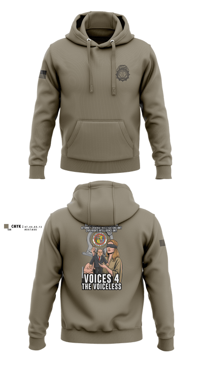 City & County of Honolulu Office of Prosecuting Attorney Criminal Investigations UnitMARDET Fort Leonard Wood (FLW) DoD Interservice Non-Lethal Individual Weapons Instructor's Course Fort Leonard Wood Basic Military Police School House 32513356 Hoodie - 2