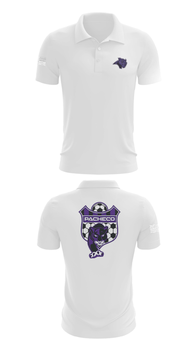 Pacheco High School Soccer 65224037 Short Sleeve Performance Polo - 9