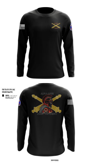 Long Sleeve Performance Shirt, ALPHA ROCK, Army, Teamtime, Team time, sublimation, custom sports apparel, team uniforms, spirit wear, spiritwear, sports uniforms, custom shirts, team store, custom team store, fundraiser sports, apparel fundraiser