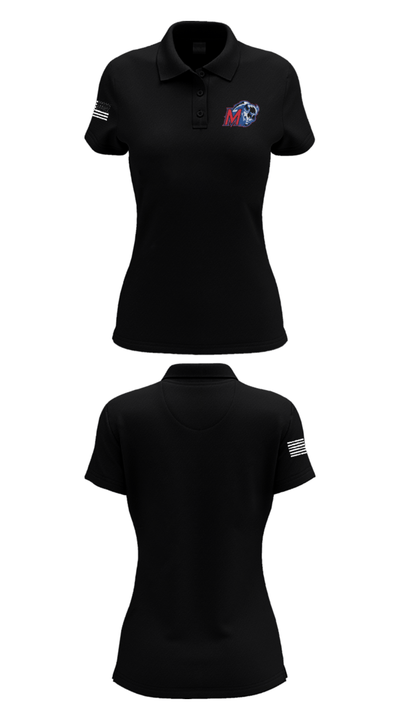 Madras High School Cross Country 26363837 Women's Short Sleeve Performance Polo  - 36