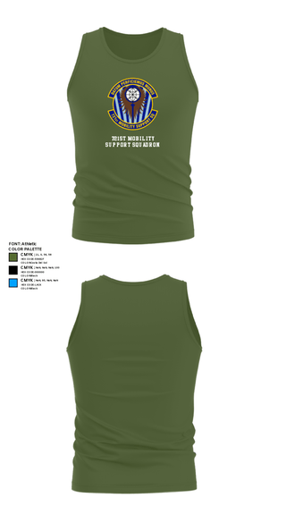 Tank Top, 721st Mobility Support Squadron, Air Force, Teamtime, Team time, sublimation, custom sports apparel, team uniforms, spirit wear, spiritwear, sports uniforms, custom shirts, team store, custom team store, fundraiser sports, apparel fundraiser