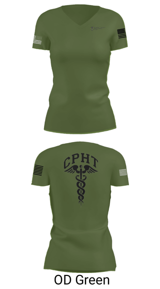 Women's Short Sleeve Vneck Shirt, ATAMMC Pharmacy, Army, Teamtime, Team time, sublimation, custom sports apparel, team uniforms, spirit wear, spiritwear, sports uniforms, custom shirts, team store, custom team store, fundraiser sports, apparel fundraiser