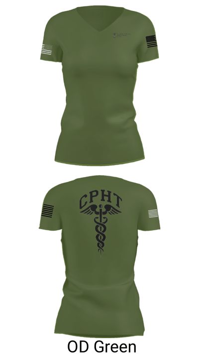 ATAMMC Pharmacy 86969794 Women's Short Sleeve V-neck Shirt - 48