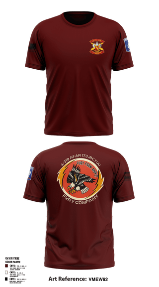Short Sleeve Performance Shirt, FCO 4-319 AFAR, 173 IBCT(A), Army, Teamtime, Team time, sublimation, custom sports apparel, team uniforms, spirit wear, spiritwear, sports uniforms, custom shirts, team store, custom team store, fundraiser sports, apparel fundraiser