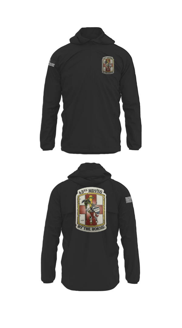 Windbreaker, 43rd Medical Detachment, , Teamtime, Team time, sublimation, custom sports apparel, team uniforms, spirit wear, spiritwear, sports uniforms, custom shirts, team store, custom team store, fundraiser sports, apparel fundraiser