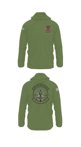 Windbreaker, 1-169th E Company, National Guard, Teamtime, Team time, sublimation, custom sports apparel, team uniforms, spirit wear, spiritwear, sports uniforms, custom shirts, team store, custom team store, fundraiser sports, apparel fundraiser