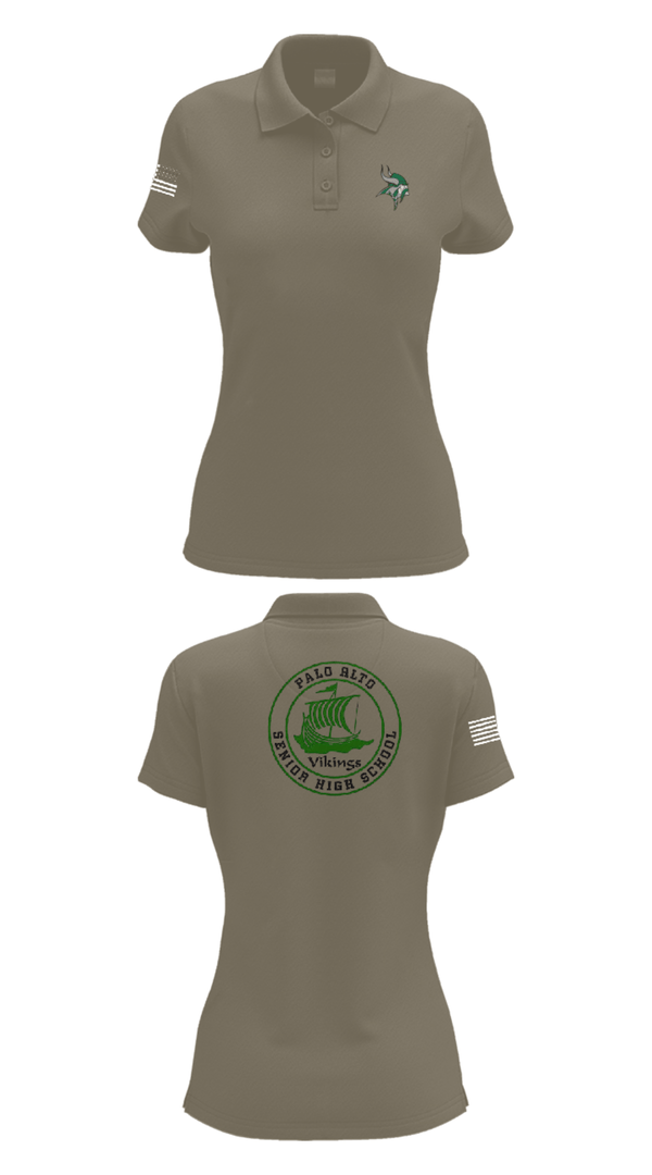 Womens Short Sleeve Performance Polo, Palo Alto High School Cheer, Cheer, Teamtime, Team time, sublimation, custom sports apparel, team uniforms, spirit wear, spiritwear, sports uniforms, custom shirts, team store, custom team store, fundraiser sports, apparel fundraiser
