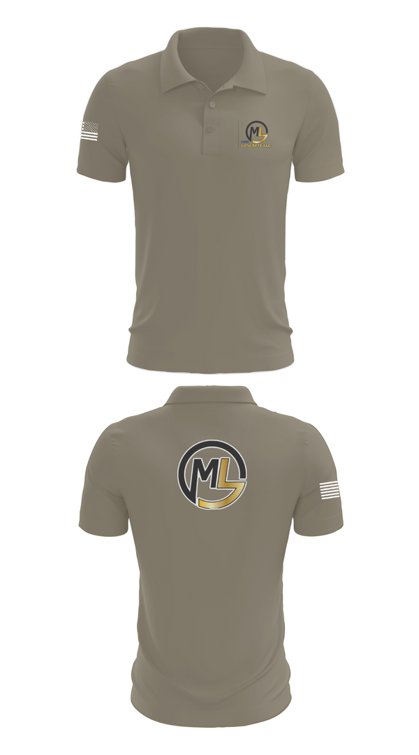 Short Sleeve Performance Polo, ML concrete Llc, , Teamtime, Team time, sublimation, custom sports apparel, team uniforms, spirit wear, spiritwear, sports uniforms, custom shirts, team store, custom team store, fundraiser sports, apparel fundraiser