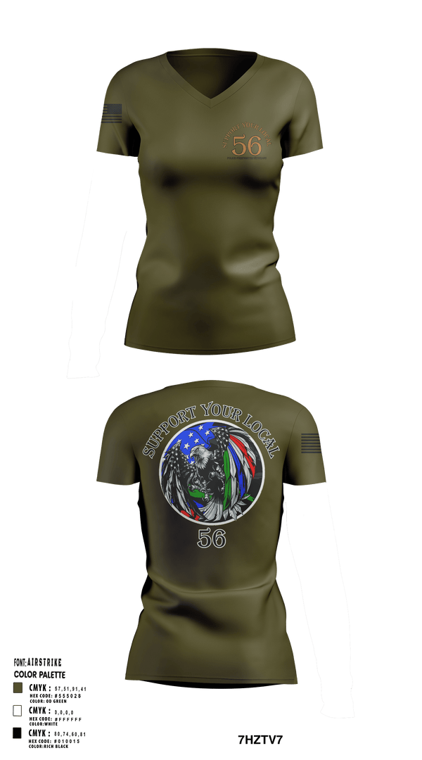 Eternal few le/ff mc 84606647 Women's Short Sleeve V-neck Shirt - 121
