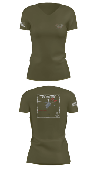Women's Short Sleeve Vneck Shirt, A Co.2-10 AHB, , Teamtime, Team time, sublimation, custom sports apparel, team uniforms, spirit wear, spiritwear, sports uniforms, custom shirts, team store, custom team store, fundraiser sports, apparel fundraiser