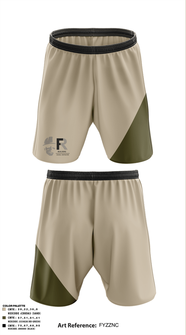 Athletic Shorts With Pockets, FR BUILDERS, , Teamtime, Team time, sublimation, custom sports apparel, team uniforms, spirit wear, spiritwear, sports uniforms, custom shirts, team store, custom team store, fundraiser sports, apparel fundraiser