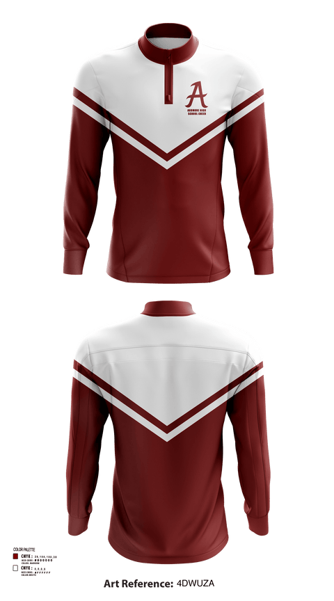 Quarter Zip Jacket, Ardmore High School Cheer, Cheer, Teamtime, Team time, sublimation, custom sports apparel, team uniforms, spirit wear, spiritwear, sports uniforms, custom shirts, team store, custom team store, fundraiser sports, apparel fundraiser