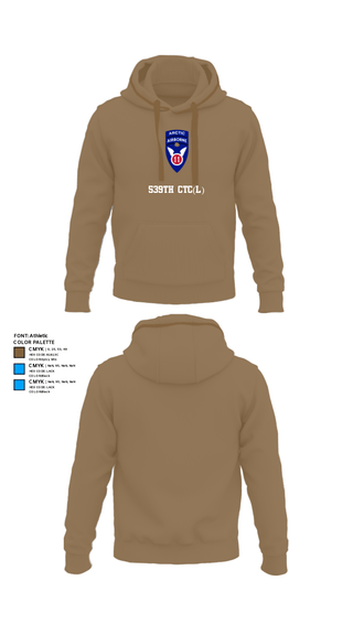 Hoodie, 539th CTC(L), Army, Teamtime, Team time, sublimation, custom sports apparel, team uniforms, spirit wear, spiritwear, sports uniforms, custom shirts, team store, custom team store, fundraiser sports, apparel fundraiser