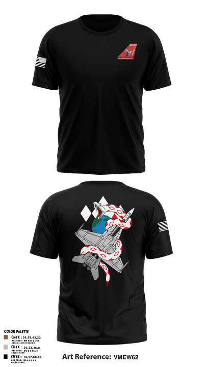 VFA-102 23546693 Short Sleeve Performance Shirt - 3