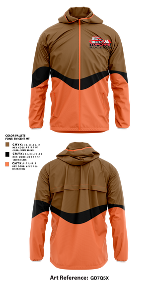 Windbreaker, Top care roofing, , Teamtime, Team time, sublimation, custom sports apparel, team uniforms, spirit wear, spiritwear, sports uniforms, custom shirts, team store, custom team store, fundraiser sports, apparel fundraiser