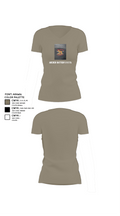 Archer Battery 2-2 FA 26774944 Women's Short Sleeve V-neck Shirt - 64