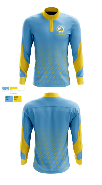River Valley Middle School Cross Country 32039733 Quarter Zip Jacket - 1