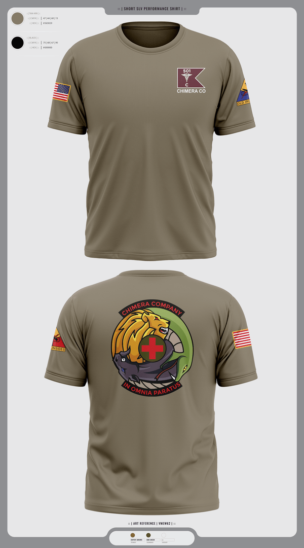 Old School Cotton Feel Shirt, Chimera Company, Army, Teamtime, Team time, sublimation, custom sports apparel, team uniforms, spirit wear, spiritwear, sports uniforms, custom shirts, team store, custom team store, fundraiser sports, apparel fundraiser