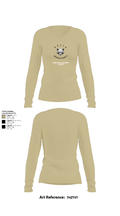Node 66216 Bandwidth Bandits 75270738 Women's Long Sleeve V-neck Shirt - 82