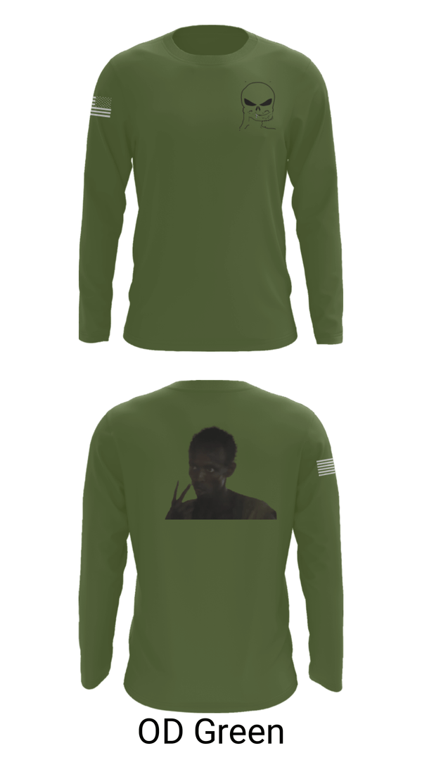 Long Sleeve Performance Shirt, B Co, 303d IEW BN, Army, Teamtime, Team time, sublimation, custom sports apparel, team uniforms, spirit wear, spiritwear, sports uniforms, custom shirts, team store, custom team store, fundraiser sports, apparel fundraiser