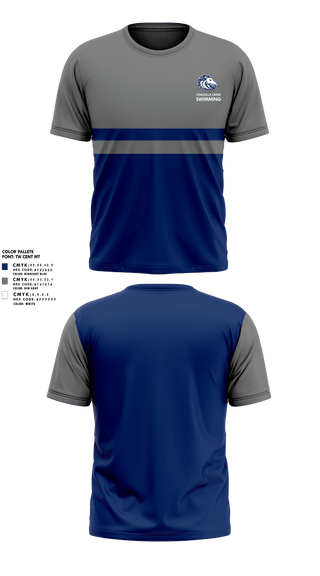 Short Sleeve Performance Shirt, Coahulla Creek, Swimming, Teamtime, Team time, sublimation, custom sports apparel, team uniforms, spirit wear, spiritwear, sports uniforms, custom shirts, team store, custom team store, fundraiser sports, apparel fundraiser