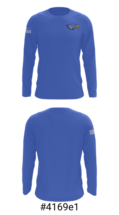 Brown County High School Softball 8213563 Long Sleeve Performance Shirt - 18